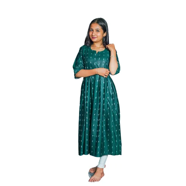 Women_S_Ikat_Design_V_Neck_Kurti