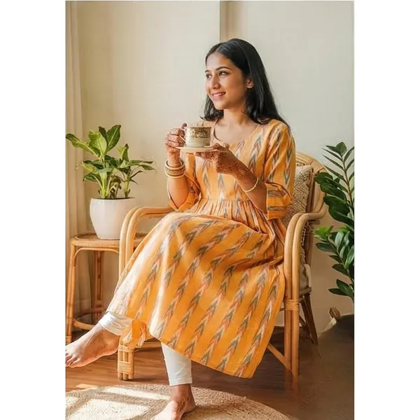 Women_S_Cotton_Ikat_Kurti