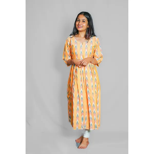 Women_S_Cotton_Ikat_Kurti