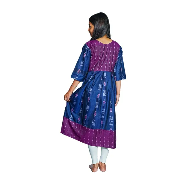 Women_S_Ikat_Design_V_Neck_Kurti