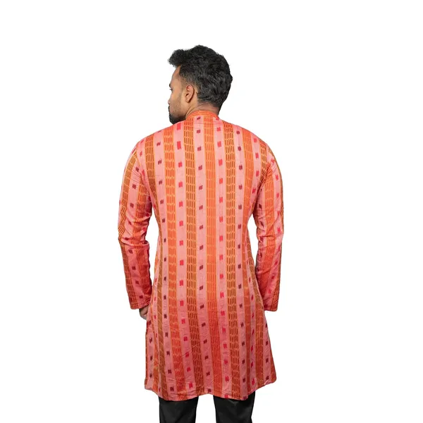 Men_S_Cotton_Blend_Ikat_Printed_Kurta