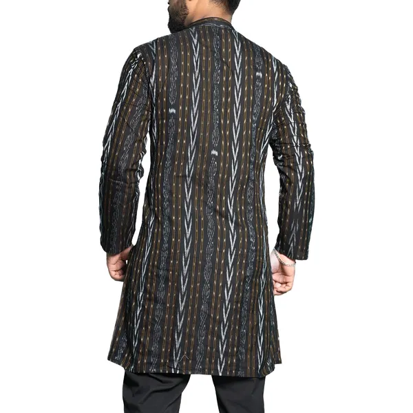 Men_S_Ikat_Printed_Cotton_Blend_Kurta