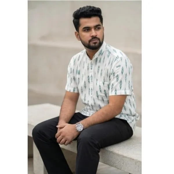 Men_S_Cotton_Blend_Short_Kurta