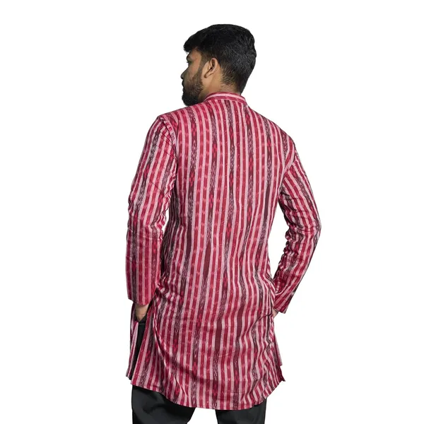 Men_S_Ikat_Printed_Cotton_Blend_Kurta