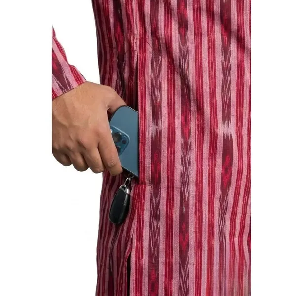 Men_S_Ikat_Printed_Cotton_Blend_Kurta