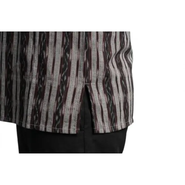 Men_S_Cotton_Ikat_Kurta_With_Mandarin_Collar