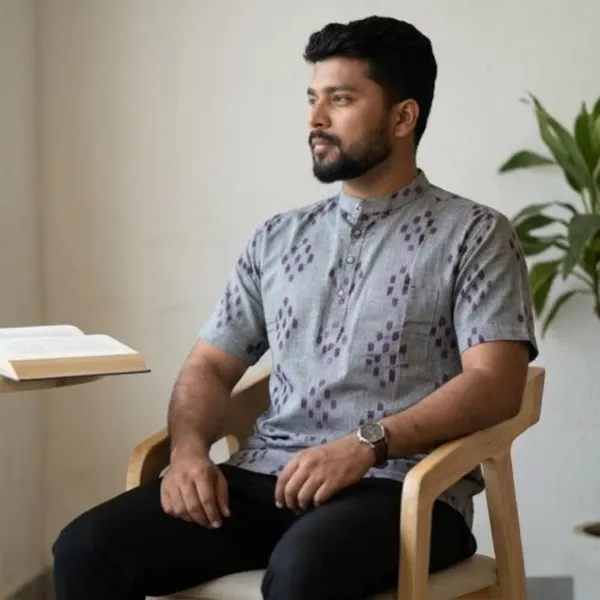 Men_S_Cotton_Blend_Short_Kurta