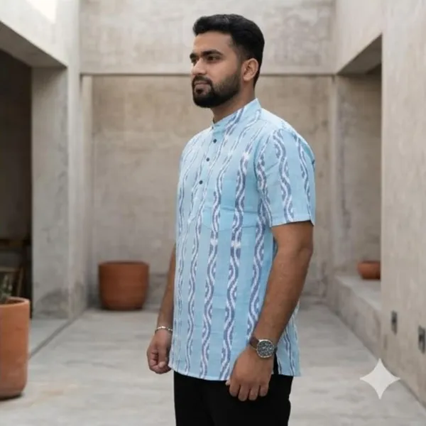 Men_S_Cotton_Blend_Short_Kurta