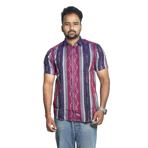 Men_S_Mandarin_Collar_Short_Sleeve_Cotton_Shirt