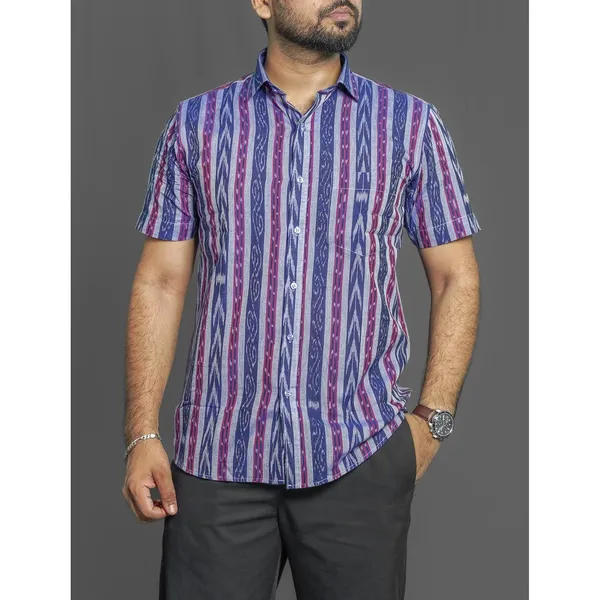 Men_S_Mandarin_Collar_Short_Sleeve_Cotton_Shirt