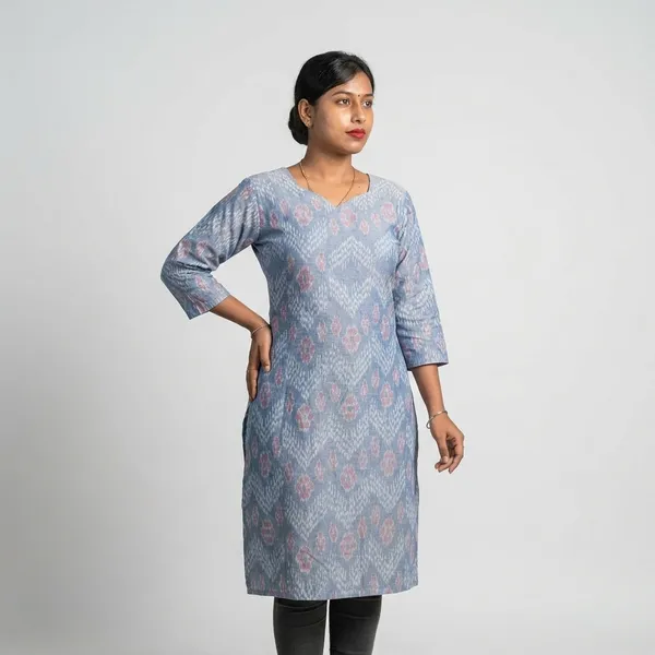 Blue__And_Pink_Adult_Kurti_For_Women