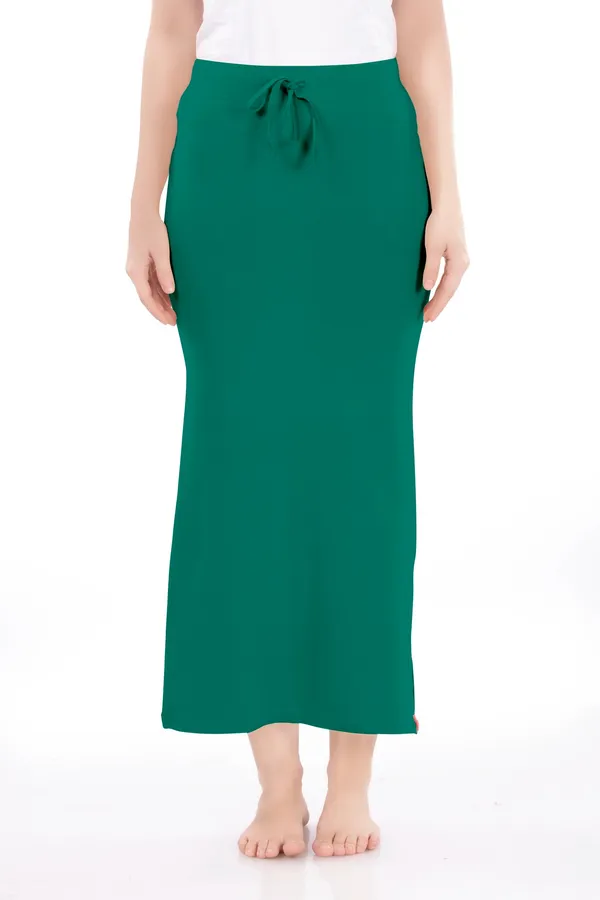 Green_Drawstring_Mermaid_Skirt_for_Women