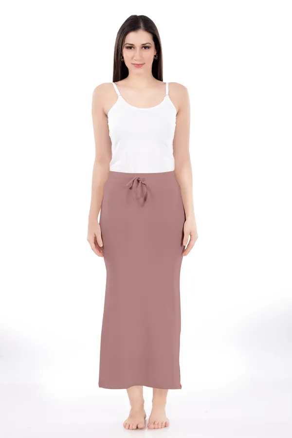 Mauve_Drawstring_Straight_Skirt_for_Women