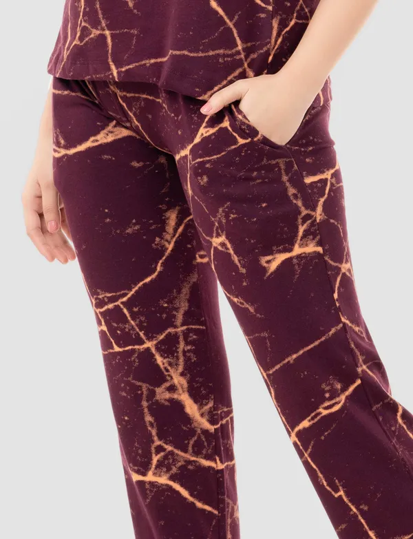 Maroon_Printed_Relaxed_Fit_Lounge_Set_For_Women