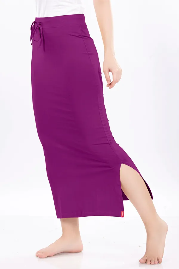 Purple_Drawstring_Straight_Maxi_Skirt_for_Women