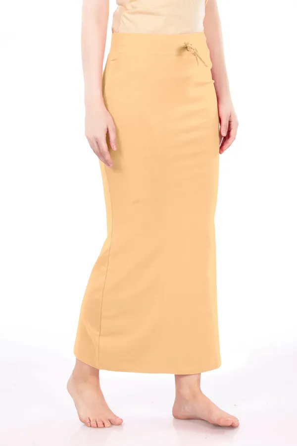 Skin_Drawstring_Straight_Maxi_Skirt_for_Women
