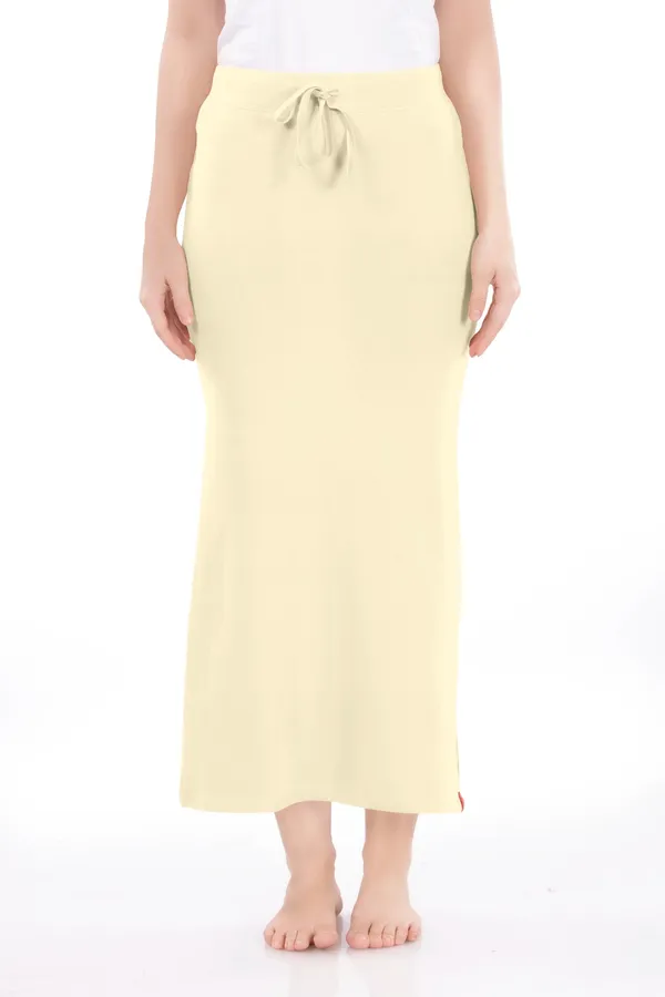 Cream_Drawstring_Maxi_Skirt_for_Women