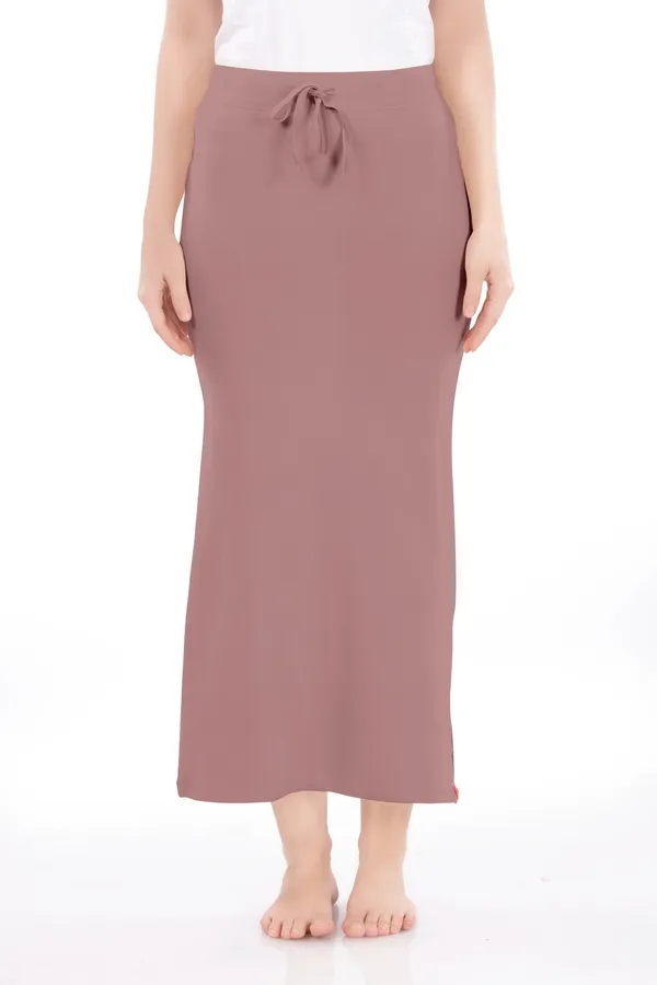 Mauve_Drawstring_Straight_Skirt_for_Women