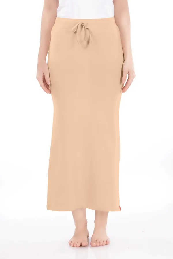 Beige_Straight_Fit_Long_Skirt_for_Women