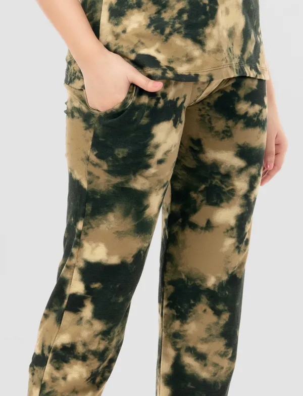 Olive_Tie_Dye_Sleepwear_Set_For_Women
