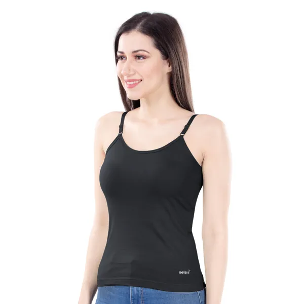 Black_Ribbed_Slim_Fit_Camisole_for_Women_Pack_Of_3