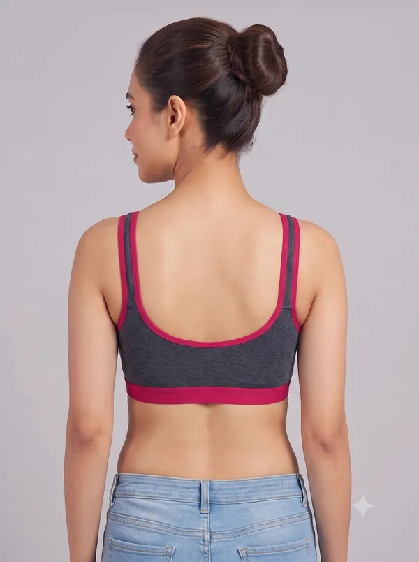 444-Contrast-Sports-Bra-Orange,-Rani-Pink,-Black_Multicolor_Crop_Sports_Bra_For_Women