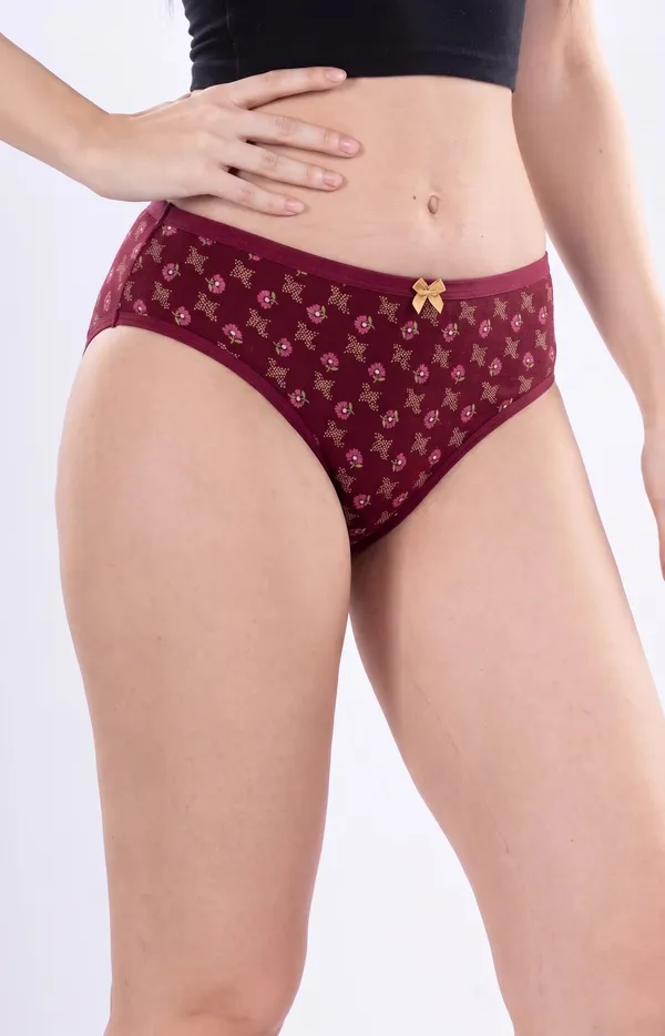 Red_Floral_Print_Briefs_for_Women_Pack_Of_3