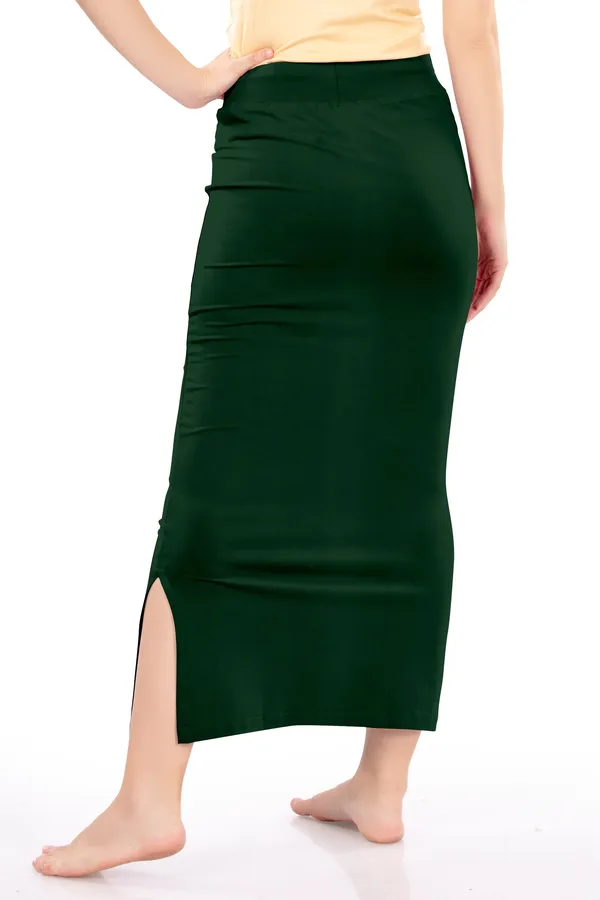 Green_Straight_Fit_Long_Skirt_for_Women