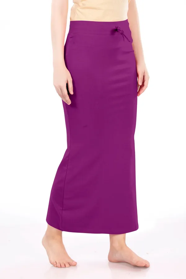 Purple_Drawstring_Straight_Maxi_Skirt_for_Women