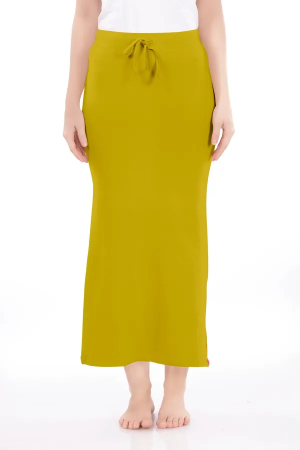Mustard_Solid_Drawstring_Skirt_for_Women