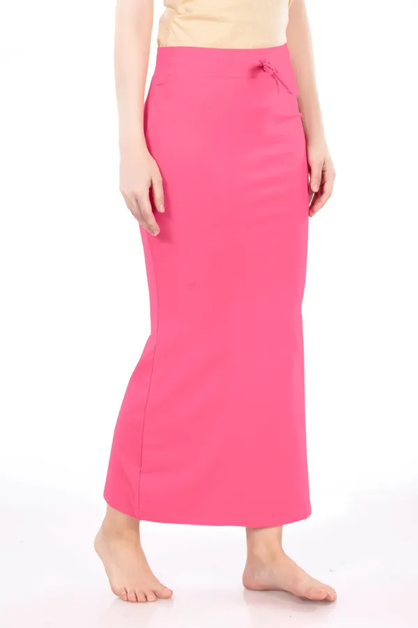 Pink_Solid_Midi_Skirt_for_Women