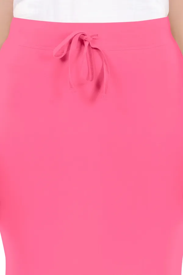 Pink_Solid_Midi_Skirt_for_Women
