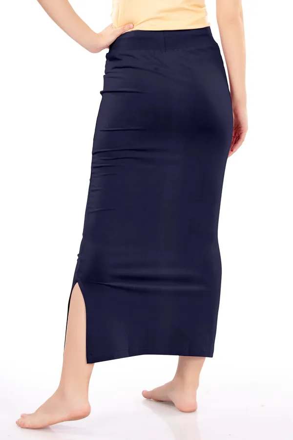 Navy_Straight_Fit_Long_Skirt_For_Women
