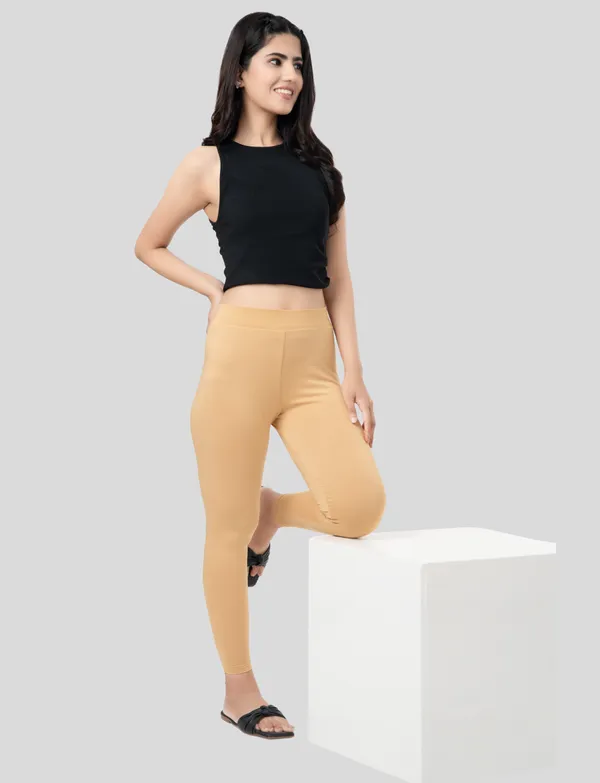 Skin_And_Grey_EcoVero_Slim_Fit_Leggings_For_Women_Pack_Of_2