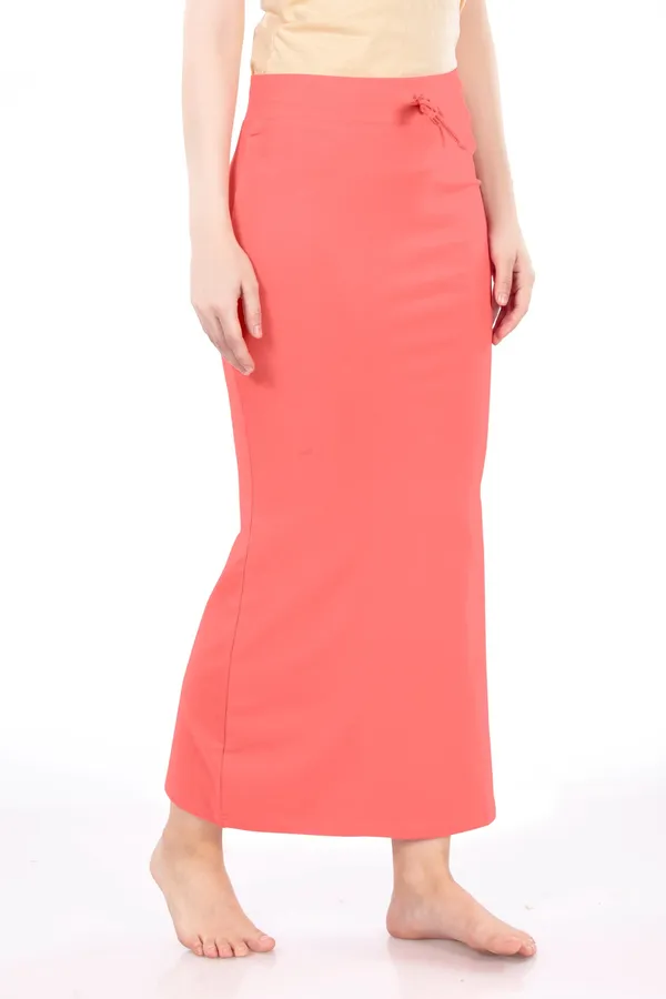 Coral_Drawstring_Straight_Skirt_for_Women