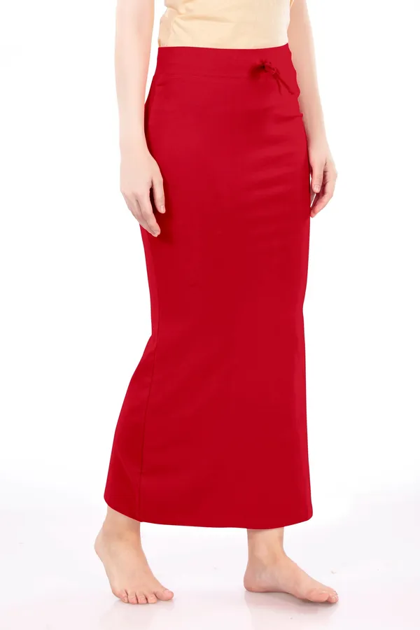 Red_Straight_Fit_Long_Skirt_for_Women