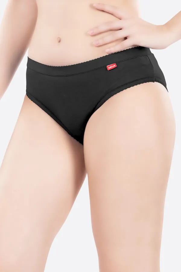 Huma-Oe-Plain-Panties-3_Ebony,-E.Grey,-D.Maroon_Multicolor_Mid_Rise_Briefs_For_Women
