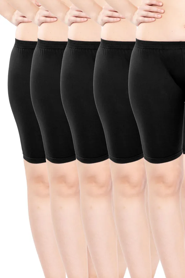 Cycling_Shorts_Black_5_Pc_Combo
