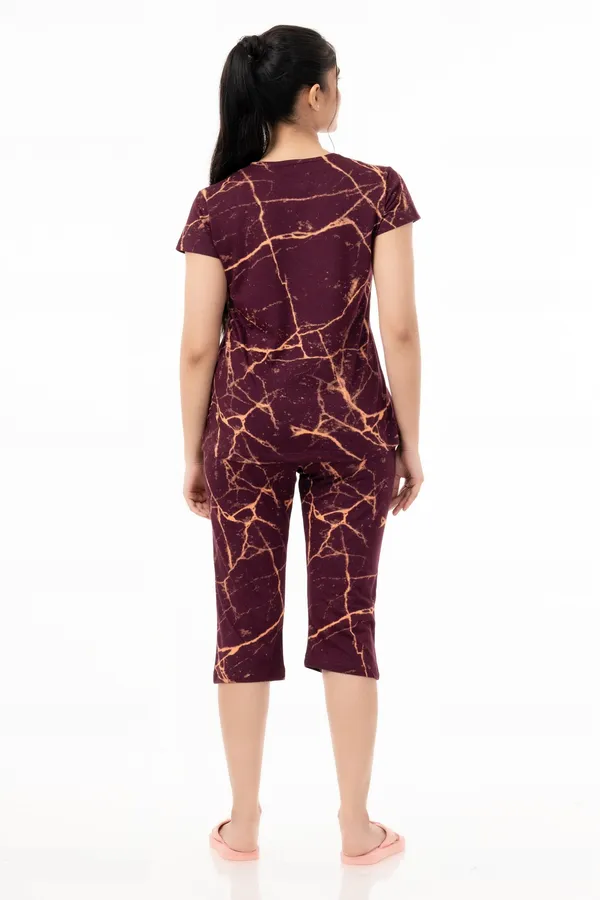 Maroon_Printed_Regular_Fit_Sleepwear_Set_For_Women