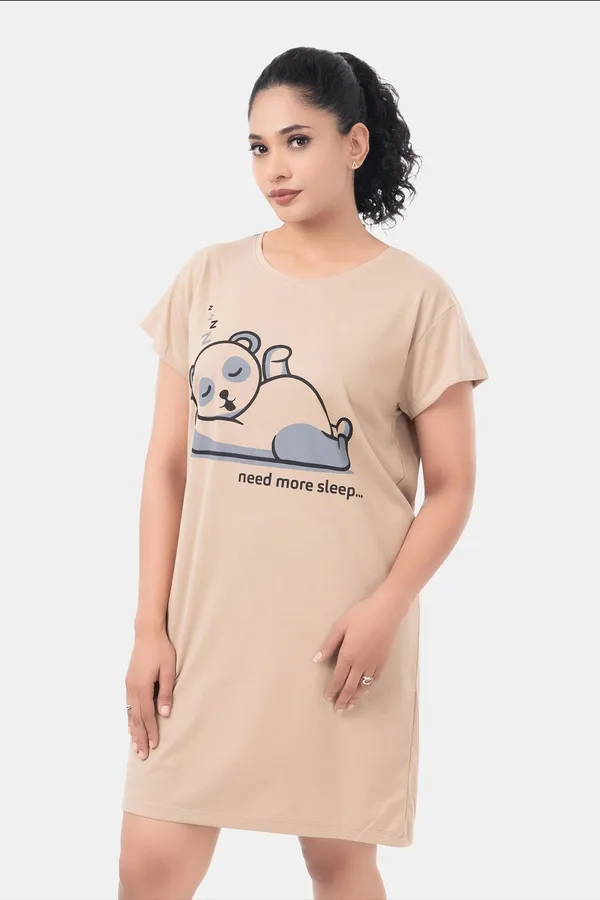 Beige_Relaxed_Fit_Printed_Nightdress_For_Women