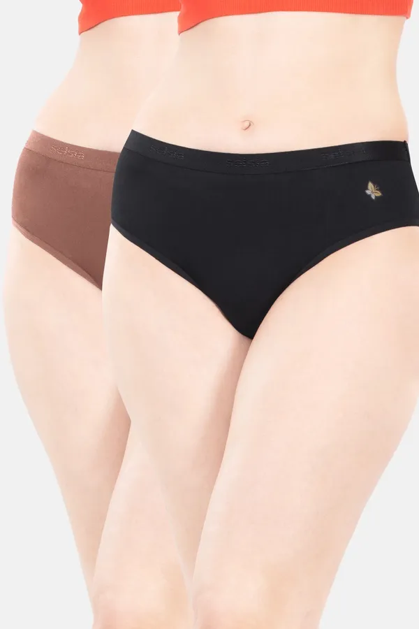 Black_And_Brown_Briefs_For_Women_-_Pack_Of_2
