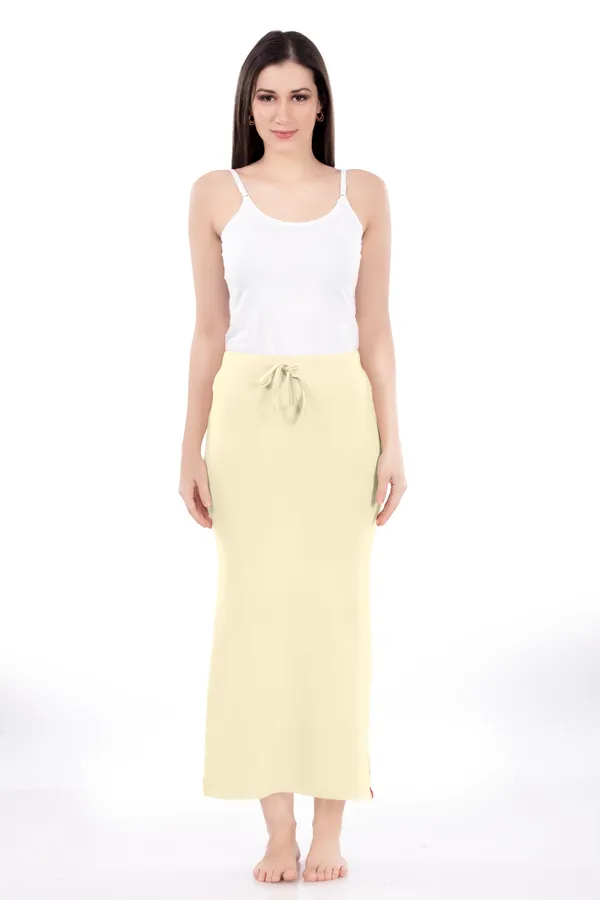 Cream_Drawstring_Maxi_Skirt_for_Women