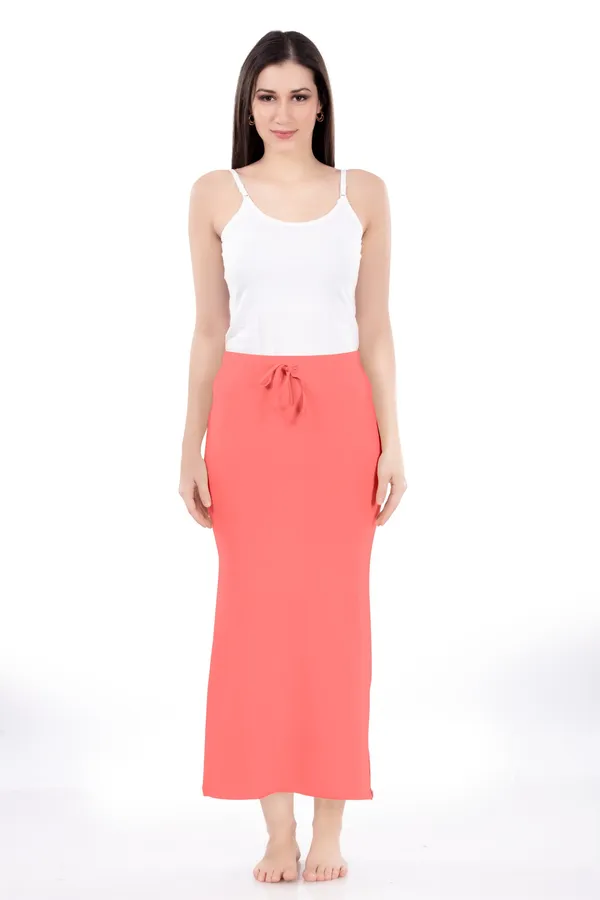 Coral_Drawstring_Straight_Skirt_for_Women