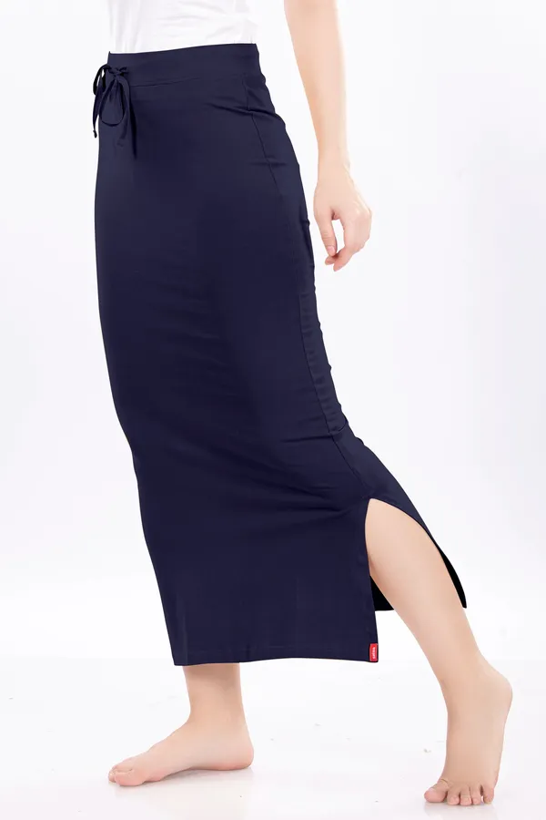 Navy_Straight_Fit_Long_Skirt_For_Women