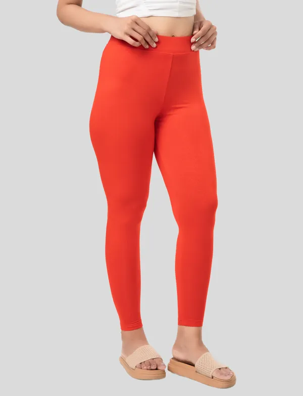 Mustard_And_Red_EcoVero_Slim_Fit_Leggings_for_Women_Pack_Of_2