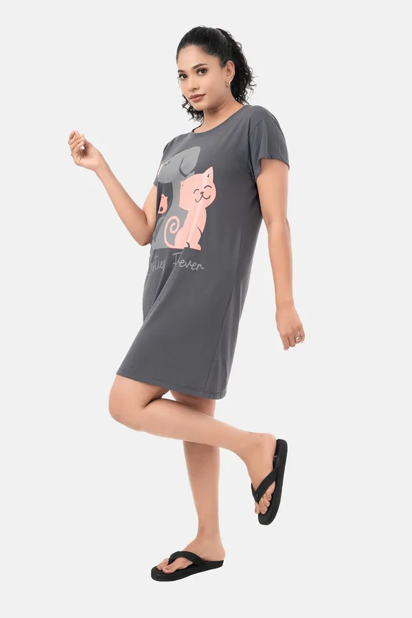 Dark_Grey_Printed_Nightdress_for_Women