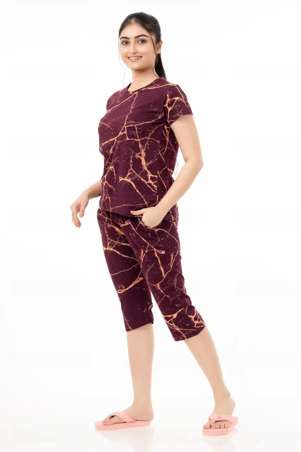 Maroon_Printed_Regular_Fit_Sleepwear_Set_For_Women
