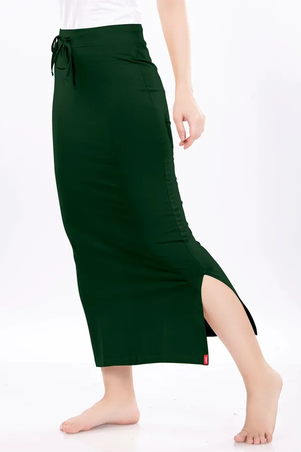 Green_Straight_Fit_Long_Skirt_for_Women