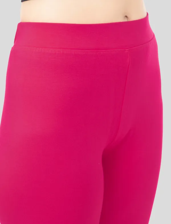 Navy_And_Strawberry_EcoVero_Slim_Fit_Leggings_for_Women_Pack_Of_2