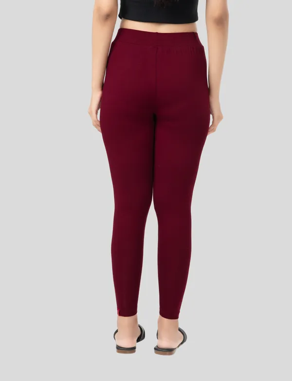 Maroon_EcoVero_Slim_Fit_Leggings_for_Women_Pack_Of_2